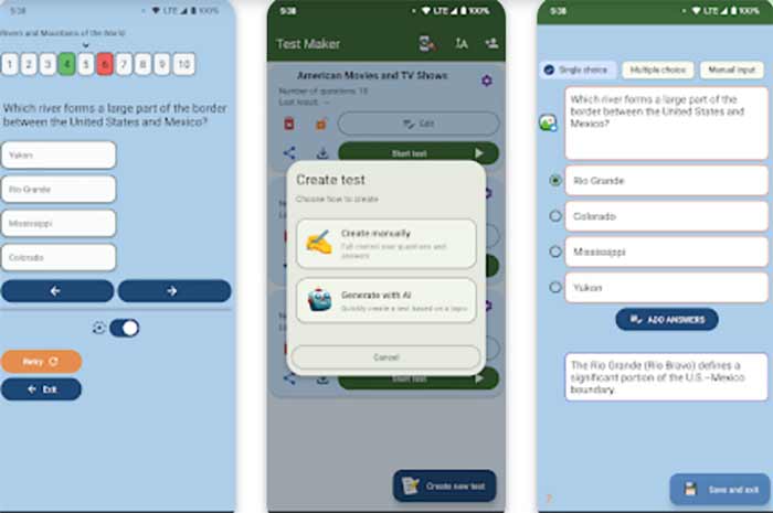 نرم افزار Test Maker: Quiz & MCQ Builder
