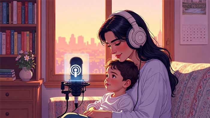پادکست برای مادرو فرزند 