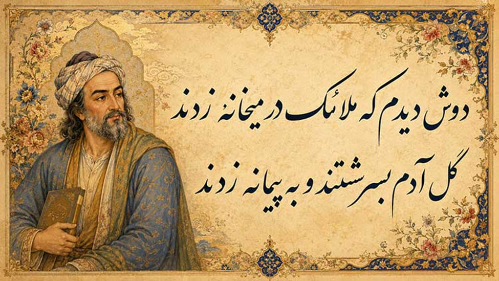 دوش دیدم که ملائک در میخانه زدند
